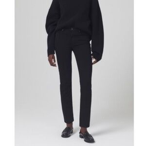 Citizens of Humanity Black Slim Fit Pants Emmanuelle size 25